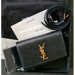 New unused YSL 7.5 belt bag &amp; clutch CAVIER