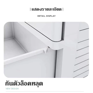 ตู้เสื้อผ้าลายน่ารักที่เก็บของประตูคู่และลิ้นชัก พร้อมล้อเลื่อน เป็นมิตรกับสิ่งแวดล้อม ไม่มีกลิ่น ปลอดสารพิษ