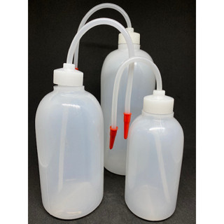 ขวดฉีดน้ำกลั่นพลาสติกWash Bottle Lab Grade หนา/ทนสารเคมี/ร้อน/เย็น 1000ml ยี่ห้อ GLASSCO