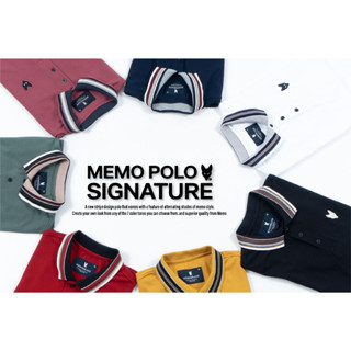 MEMO🦊 [ลด 45 ฿ ใส่โค้ด MEMOSEP ]POLO SIGNATURE 420