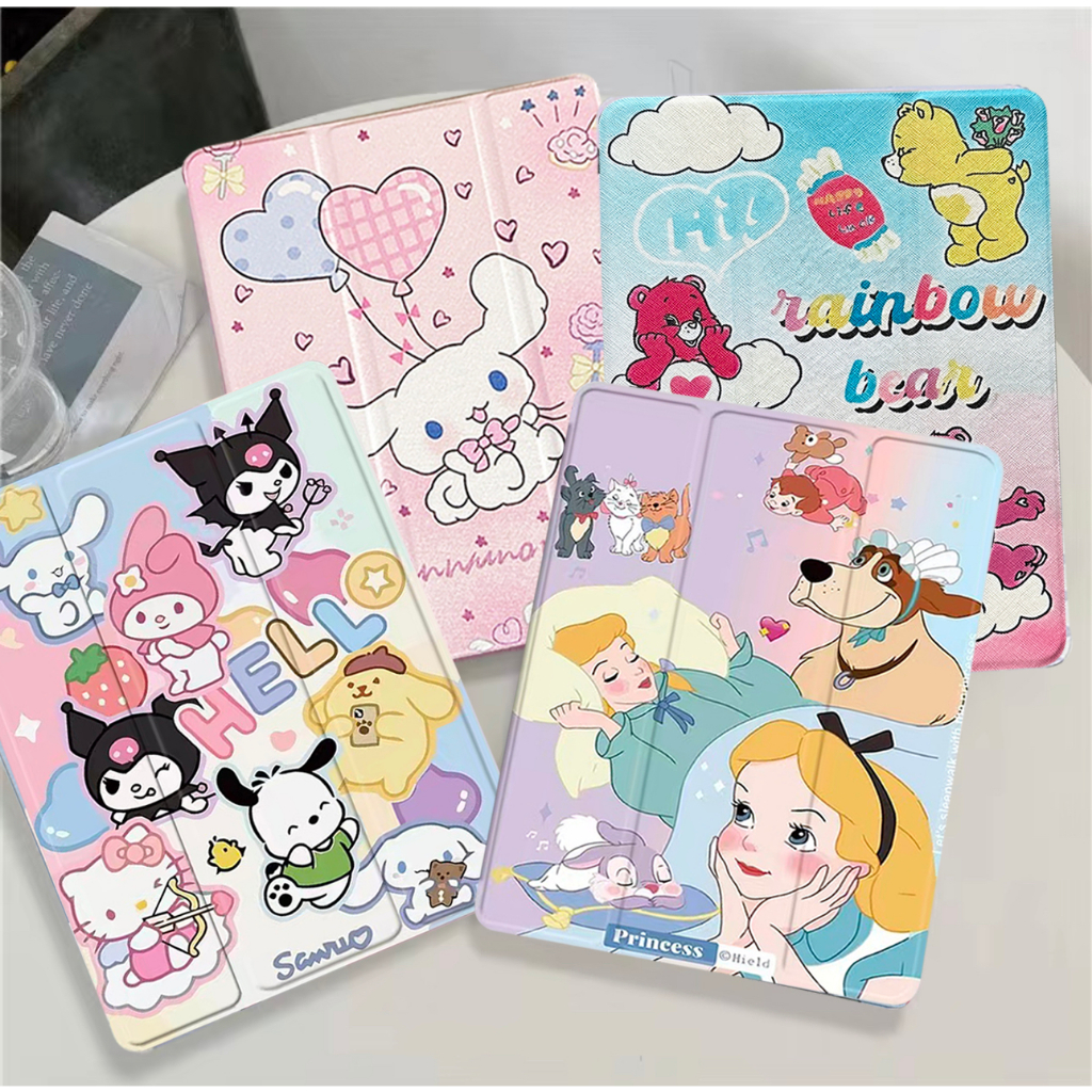 เคสฝาพับSmart Case For Samsung Galaxy Tab S6 lite/Tab A9 Plus S9FE พับได้ ตั้งได้แบบสดวกเคสเปิดปิดSa