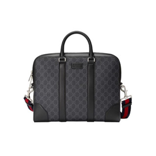 กุชชี่ Gucci mens Briefcase Series กระเป๋าคอมพิวเตอร์กระเป๋าถือผู้ชาย