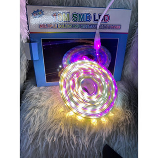 ไฟเส้นสายยาง แบน  LED ROPE LIGHT  ไฟตกแต่ง ไฟประดับ ไฟสายยางกระพริบ สายยาว 5M. 10M. กดปรับจังหวะได้เร็วช้า