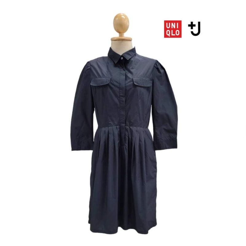 Uniqlo x Jil Sander Pleated Shirt Dress