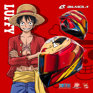 Bilmola หมวกกันน็อค วันพีซ Full Face Veloce ONE PIECE#5 ลาย MONKEY D. LUFFY มังกี้ ดี. ลูฟี่