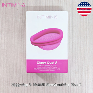 Intimina® Ziggy Cup 2  Flat-Fit Menstrual Cup Size B ถ้วยอนามัย ถ้วยรองรับประจำเดือน แบบใช้ซ้ำ