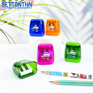 BT XL-379 Pencil Sharpener กบเหลาดินสอ 2 รู สีพาสเทล สุดน่ารัก (คละสี 1 ชิ้น) กบเหลาดินสอแฟนซี เครื่องเขียน โรงเรียน