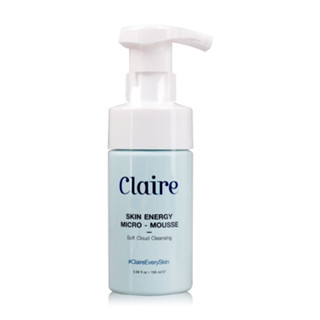 Claire Skin Energy Micro-Mousse แคลร์ สกิน เอเนอร์จี ไมโคร-มูส โฟมล้างหน้า100ml.