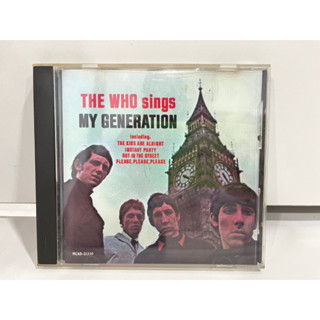 1 CD MUSIC ซีดีเพลงสากล   THE WHO THE WHO SINGS MY GENERATION  (C15A17)