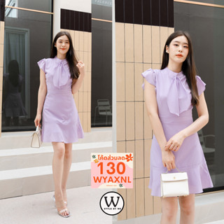 เดรส ชุดทำงาน ชุดเที่ยว Victoria Purple Dress