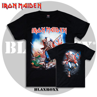 Blaxroxx เสื้อวง ลิขสิทธิ์แท้ Iron Maiden® (IRM011) ผ้า Supersoft cotton