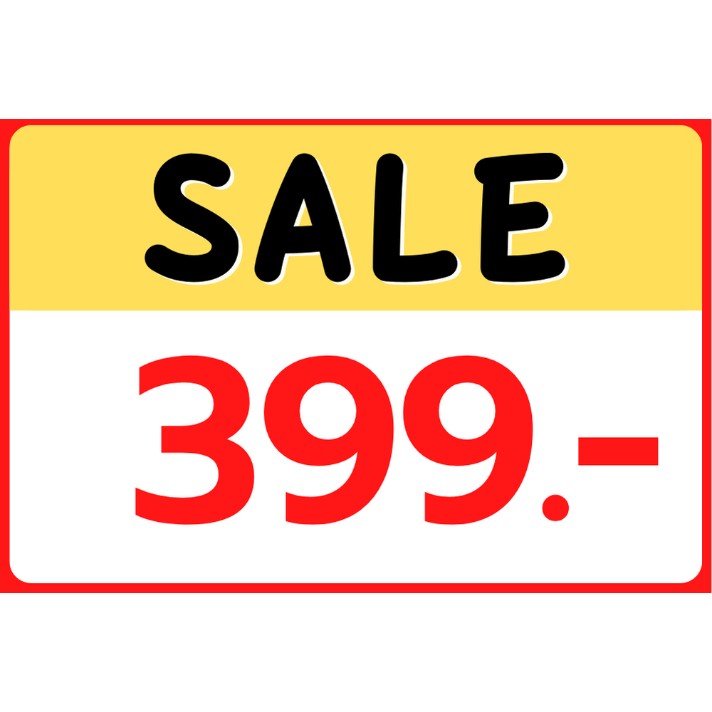 ป้ายราคาสินค้า ระบุจำนวน Sale ป้ายลดราคา ขนาด A4/A5/A6 เคลือบพลาสติก สีสดชัดเจน (แจ้งเปลี่ยนตัวเลขได้เลย) ราคา ถูกที่สุด ดีลบีเคเค แกลเลอรีภาพที่ 8