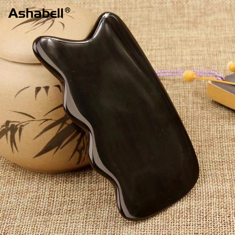 Ashabell✨Buffalo Horn กัวซา เครื่องมือนวดควายฮอร์นกัวซา เครื่องนวดหน้า กระชับรูขุมขน และการนวดหน้า ซากัว