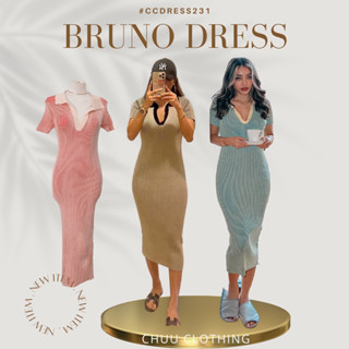 Bruno Dress [ชุดเดรสพร้อมส่ง]