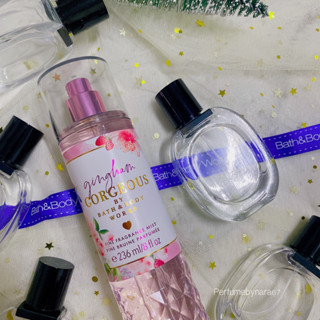 น้ำหอมกดแบ่งgingham gorgeous Bathandbodyworks น้ำหอมแท้100% ขวดแบ่ง30ml