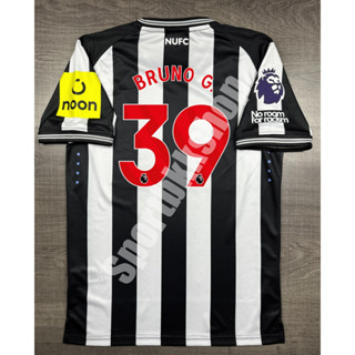 [Player] - เสื้อฟุตบอล Newcastle Home นิวคาสเซิ้น เหย้า 2023/24 เบอร์ชื่อ 39 BRUNO G. อาร์มพรีเมียร์ลีค NO ROOM