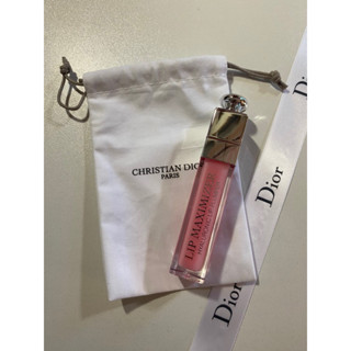 Dior Addict Lip Maximizer สีชมพู 001  ขนาดปกติ 6 ml พร้อมถุงผ้า Christian Dior