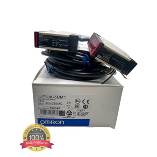 เซ็นเซอร์E3JK-5DM1 PHOTOELECTRIC SWITCH 90 to 250VAC   ✅สินค้ามาตรฐาน  ✅ราคาไม่รวมvat