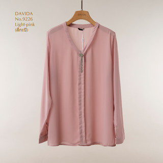 เสื้อเชิ๊ต แบบใหม่แขนยาว DAVIDA #9226