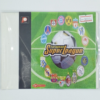 [00004] European Super League (EU) แผ่นเกมก็อปปี้ PS1 แผ่นเกมปั๊มโรงงาน มือสองสภาพดี