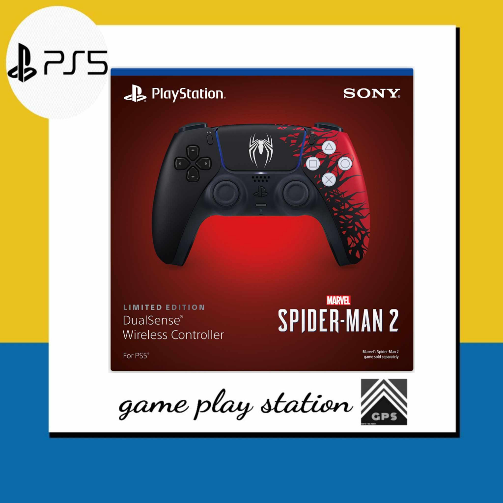 ps5 dualsense wireless controller spiderman 2 limited edition