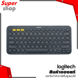 Logitech คีย์บอร์ดไร้สาย WIRELESS KEYBOARD Multi-Device EN/TH รุ่น K380-BLUETOOTH-KB-GY