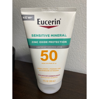 Eucerin Sensitive Mineral, Lightweight Sunscreen Lotion SPF 50 118 ml.
