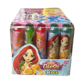 ขนมลิปสติกเจลแคนดี้ การ์ตูน (1กล่อง30ชิ้น)