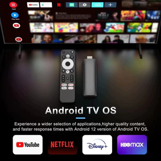 TV Stick 4K Android 12.0 8+128GB Quad-core กล่อง ดิจิตอล TV แอนดรอยด์ทีวีสติ๊ก Netflix/Youtube