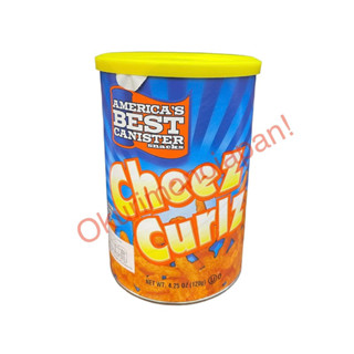 America’s Best Cheez Curlz อเมริกันเลสท์ ขนมทอดกรอบรสชีสเคิร์ล