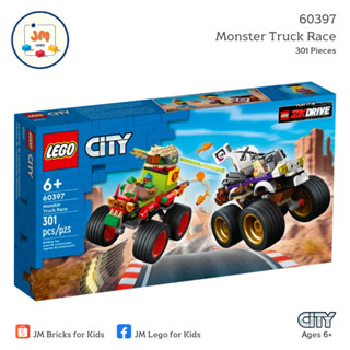 LEGO City 60397 Monster Truck Race (301 Pieces) สำหรับเด็กอา…
