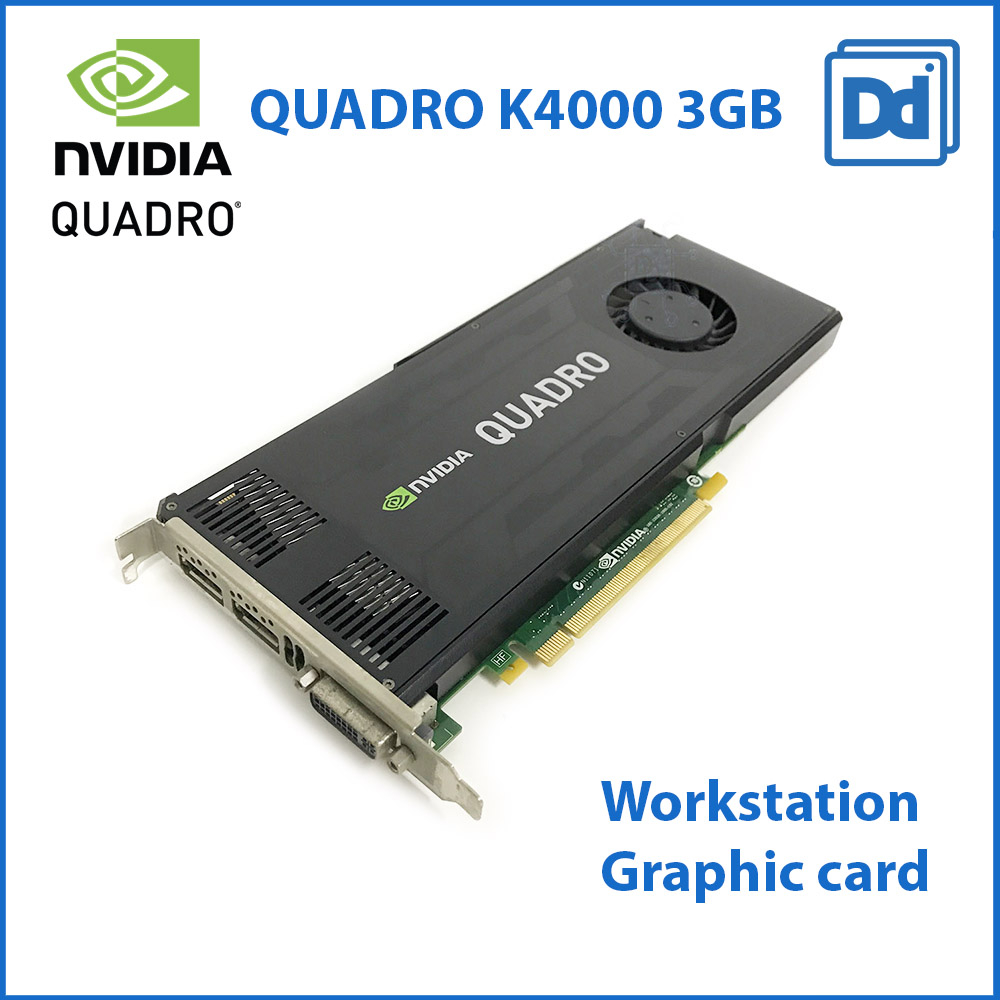NVIDIA Quadro K4000 3GB Workstation graphic card การ์ดจอทำงาน CAD Solidworks NX