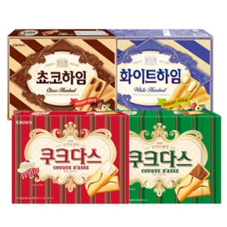 [ของแท้100%] Crown บิสกิตสอดไส้ช้อคโกแลต Choco Biscuit ของแท้จากเกาหลี