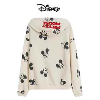 เสื้อฮู้ด Mickey สเวตเตอร์ สีครีม แบรนด์❣️Disney❣️ แท้💯% (ts203)