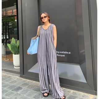 Maynita - Striped jumpsuit จั๊มสูท