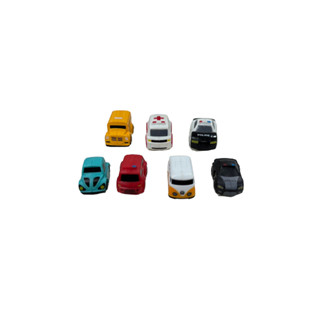 รถมินิ คละสีคละแบบ 4 คัน สินค้ามีจำนวนจำกัด  4 mini cars, assorted colors, assorted styles (BWJ001)