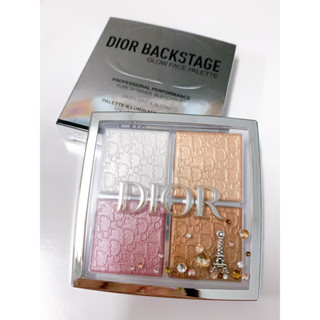 พาเลทคอนทัวร์ไฮไลท์ DIOR BACKSTAGE GLOW FACE PALETTE #001 Universal ตกแต่งคริสตัล จากช็อปไทย