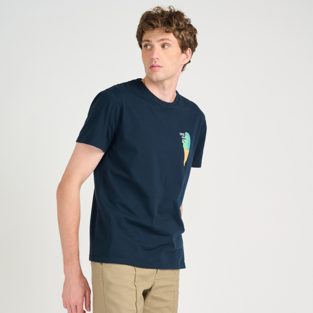 Khaki Bros. - คา คิ บรอส. - Round T-shirt Regular fit - เสื้อยืดคอกลม - KM23K045