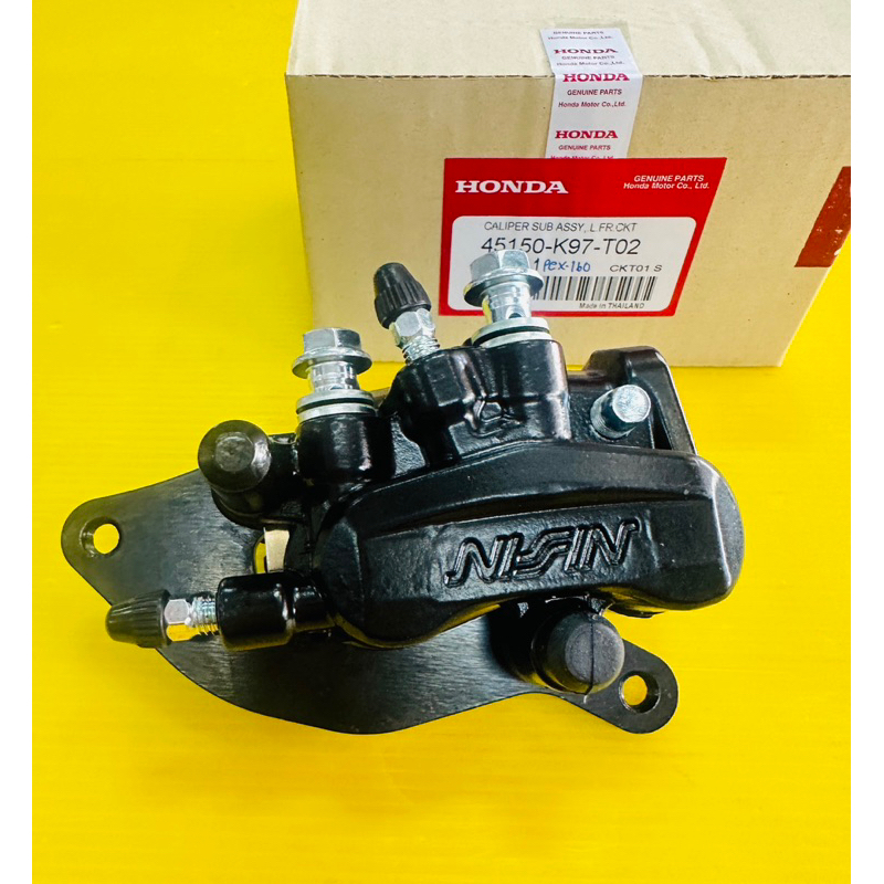 ปั้มดิสเบรคหน้าล่าง pcx160 (k97)ปั้มดิสล่าง pcx160 ปั้มหน้าล่าง pcx160 +ผ้าดิส อย่างดี