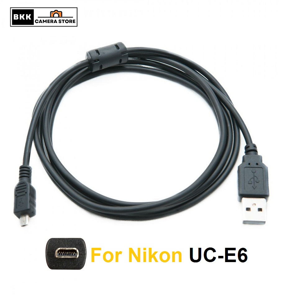 สายลิ้ง USB Cable UC-E6 8pin สายชาร์จ ใช้ได้กับ กล้อง Nikon / Sony หลายรุ่น มีของพร้อมส่ง