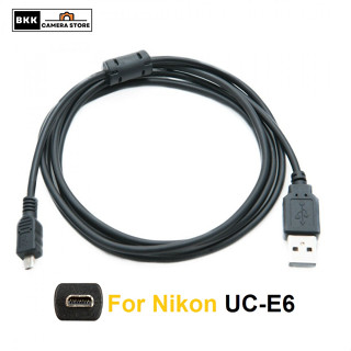 สายลิ้ง Nikon  USB Cable - UC-E6 USB ใช้ได้กับ กล้อง Nikon หลายรุ่น มีของพร้อมส่ง