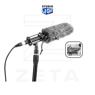 Boya BY-BM6060 Shotgun Microphone Professional ไมค์ช็อตกัน คุณภาพสูง รองรับการใช้งานผ่าน Phantom Power