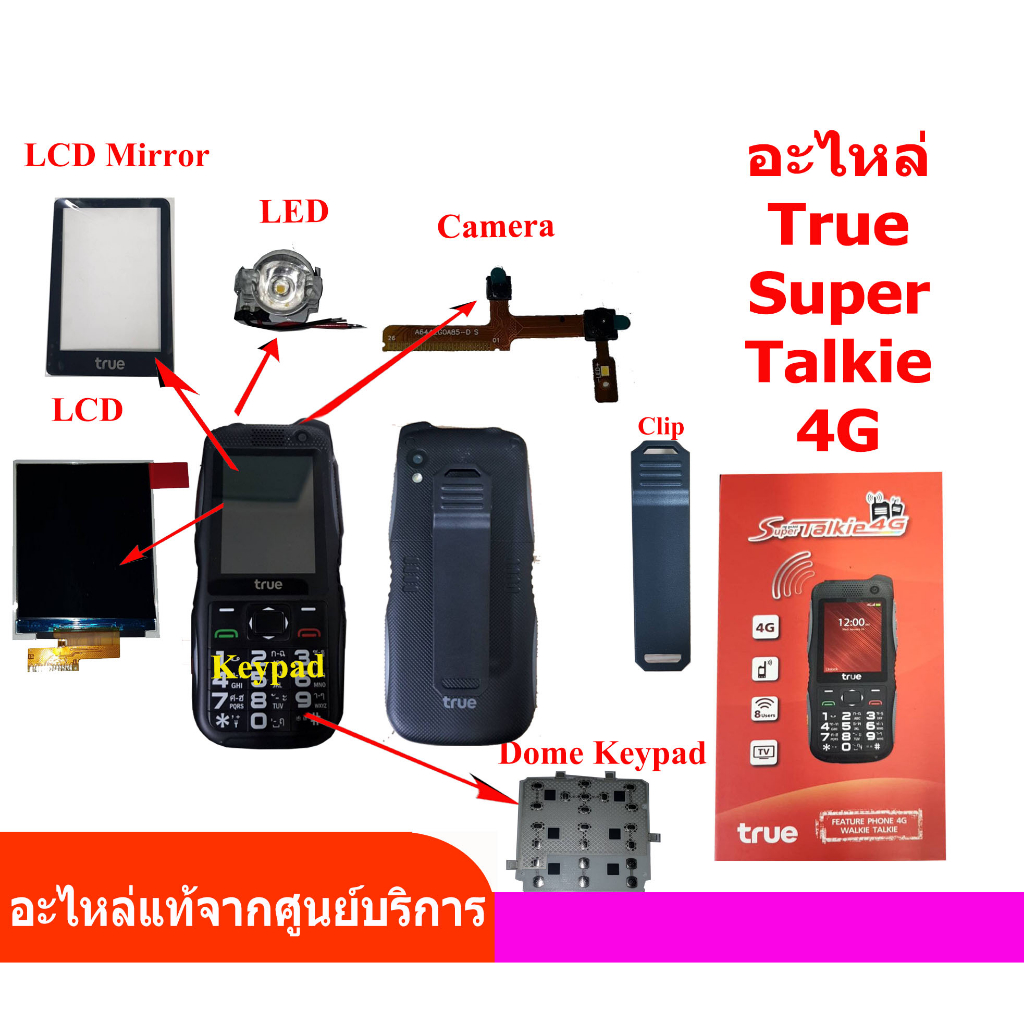 อะไหล่ ด้านหลัง True Super talkie (Gen2)