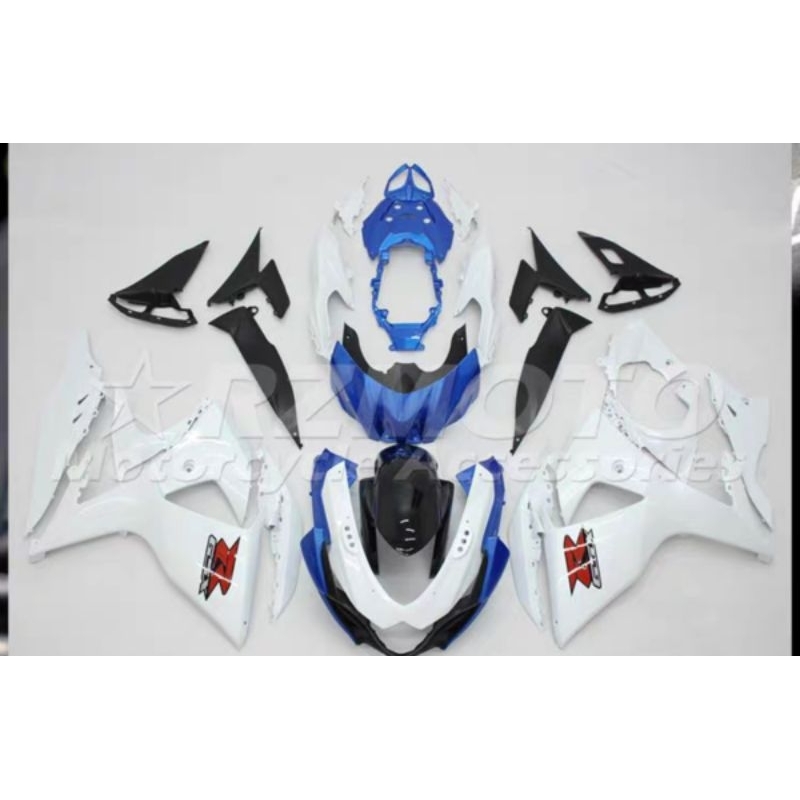 ชุดแฟริ่ง suzuki r1000 GSX ปี 09 16บิ๊กไบค์ชุดสีแต่งเปลือกมอเตอร์ไซค์วัสดุABSครอบเฟรมด้านหน้าหลังขวา