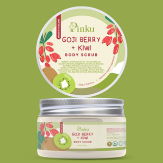 สครับขัดผิว  ตัวหอม PINKU GOJI BERRY AND KIWI BODY SCRUB