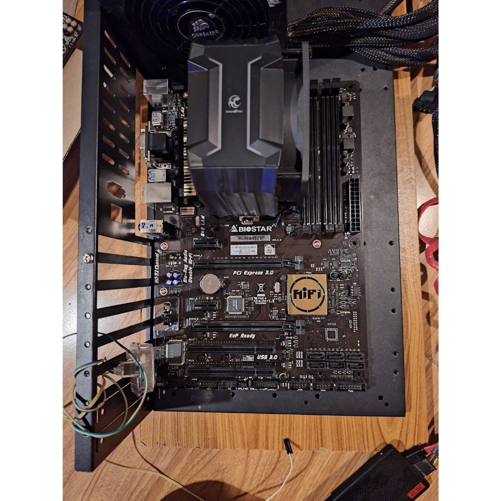 Mainboard Biostar Hi-Fi B85Z5 (LGA1150) มีฝาหลัง + CPU INTEL Core i5-4590 4C/4T (Socket 1150) 84 W ส