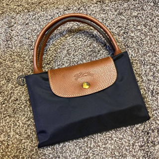 [ของใหม่] NEW!! LONGCHAMP Le Pliage Classic สีดำ หูสั้น