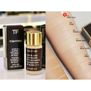 ✨ TOM FORD Shade and Illuminate Soft Radiance Foundation SPF 50/PA++++ 3.7 ml. สี IVORY SILK 0.3