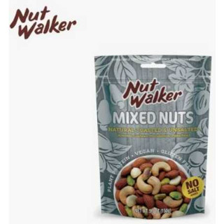 Nutwalker toasted mixed nuts without salt 150g Nutwalker มิกซ์นัทอบไม่ใส่เกลือ 150g