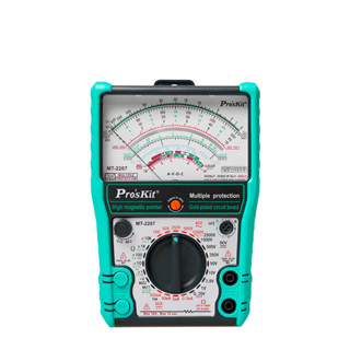 มัลติมิเตอร์แบบอะนาล็อก Protective FunctionAnalog Multimeter ProsKit Mt-2207